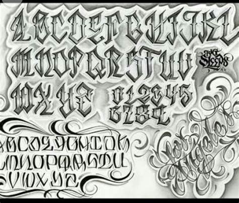 Chicano Tattoo Fonts